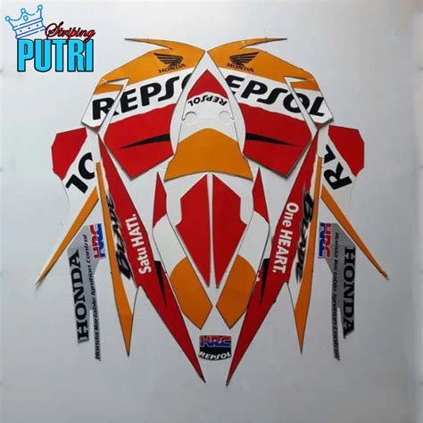 Jual Stiker Striping Honda Blade Repsol 2009 List Stiker Standar