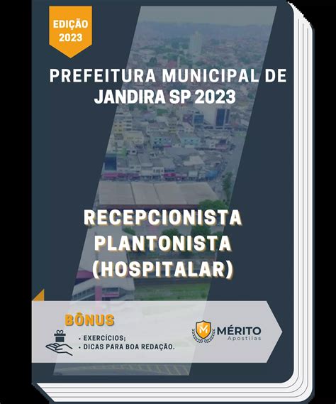 Apostila Recepcionista Plantonista Hospitalar Prefeitura De Jandira SP