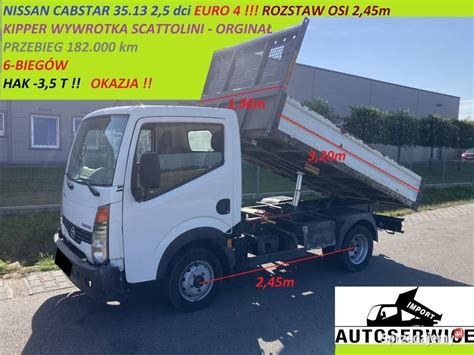 Nissan Cabstar Maxity Dci Euro Kipper Wywrotka Piekarzew