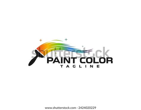 Painting Logo Vector Illustration Paint Brush Stock Vector Royalty