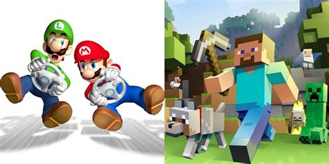 Minecraft Players Create Mushroom Gorge From Mario Kart Wii