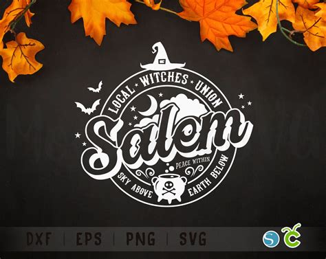 Local Witches Union Salem Svg Halloween Witches Svg Witch Etsy