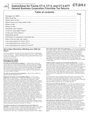 Fillable Online Tax Ny Form Ct I Instructions For Forms Ct