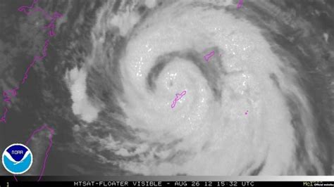 Typhoon Bolaven Heads for Korean Peninsula