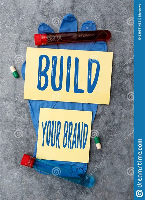 Inspiration Showing Sign Build Your Brand Business Idea Creates Or