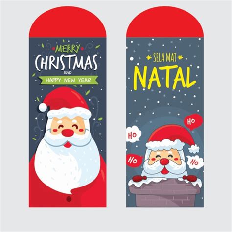 Jual Amplop Natal Angpao Christmas Ampao Hari Raya Tema Santa Claus