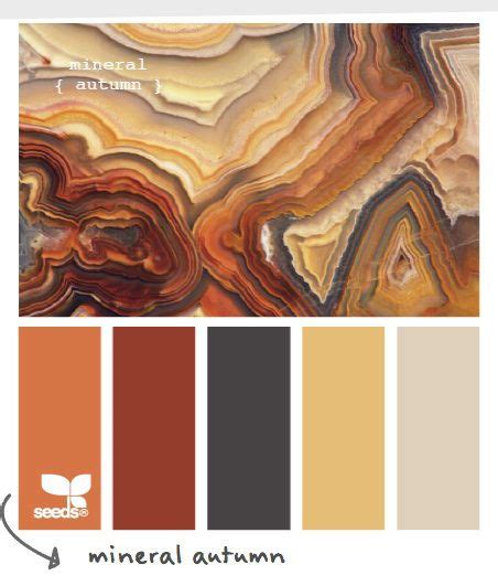 Mineral Autumn Color Palette By Design Fall Color Palette