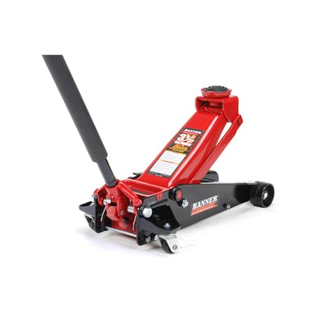 Blackhawk Fast Lift Service Jack 3 5 Ton Capacity Black Red