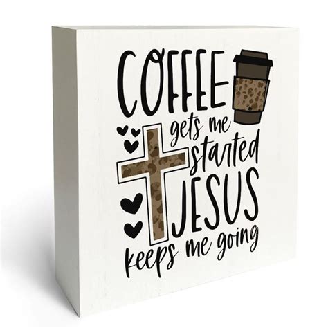 Christian Decor Coffee Station Sign
