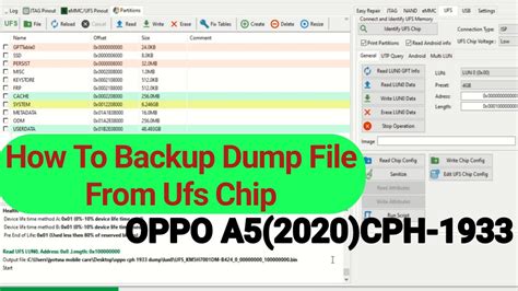 How To Backup Dump File From Ufs Chip Read And Save Dump File From