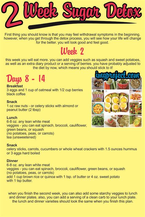 2 Week Sugar Detox Week Image Project Sugar Detox Detox Week