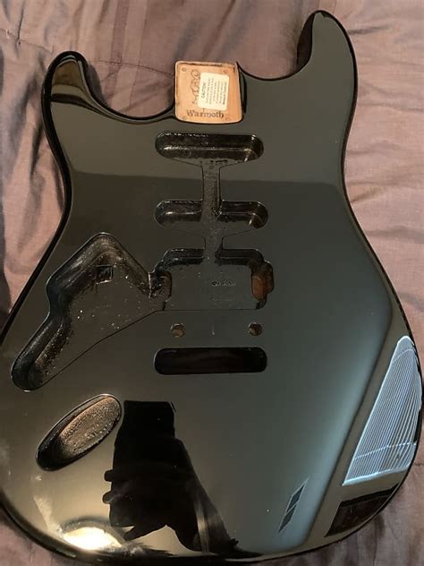 Left Handed Warmoth Strat Black Reverb