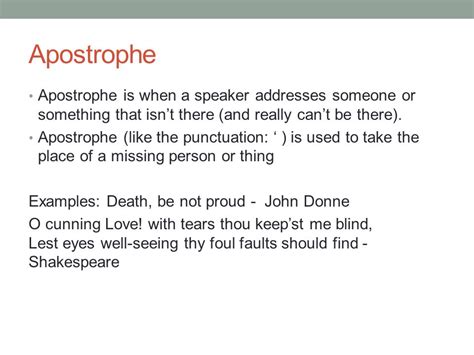 Apostrophe in Literature - 30+ Examples, Definition, Worksheets with Punctuation Rules, How to ...