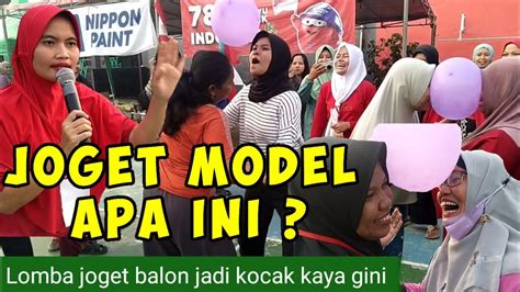 Lomba Joget Balon Ibu Ibu Bikin Ngakak Versi Original Ide Lomba