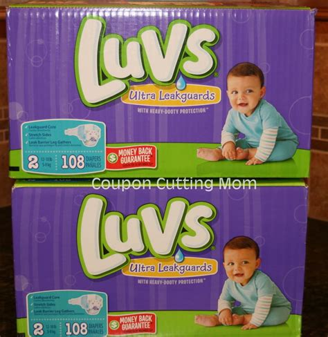 HOT Luvs Diapers Big Box Only Per Diaper