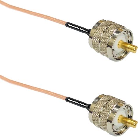 Uxcell Sma Male To Uhf Pl 259 Male Rg316 Rf Coaxial Coax Cable 3 Ft Electronics