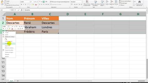 Excel Comment Ajouter Plusieurs Lignes Ou Colonnes En Clique