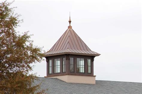 A 12 Wide Square Cupola Built With Heavy Timber Frame Structure