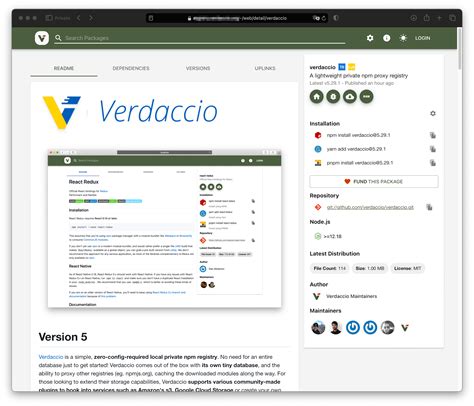 Verdaccio · GitHub