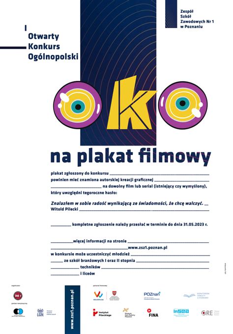 Otwarty Konkurs Og Lnopolski Oko Na Plakat Filmowy Baza Konkurs W