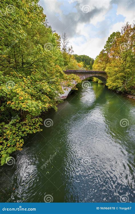 Romantic Road Landscape Stock Photo Image Of River Bavaria 96966978