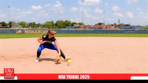 Mia Tribul 2025 Corner Outfielder Softball Skills Video YouTube