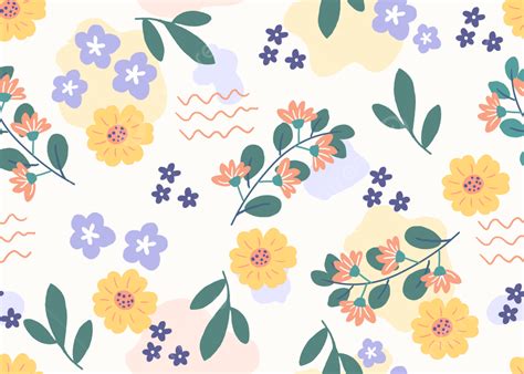 abstract seamless plant pattern background abstract shape plant