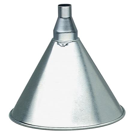 Plews Edelmann Diameter Quart Galvanized Utility Steel Funnel