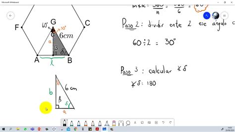 C Lculo De Lados Radios Y Apotemas Del Pol Gono Regular Youtube