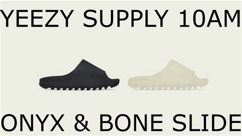 Onyx And Bone Yeezy Slide Live Cop 2 Youtube