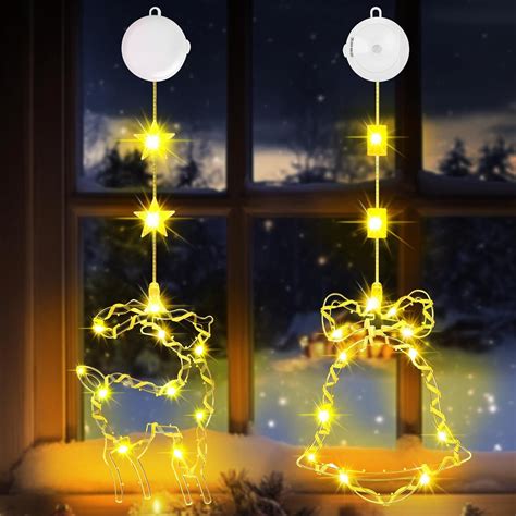 Amazon De Ouila Led Weihnachtsbeleuchtung Innen Funkel Jingle Bells