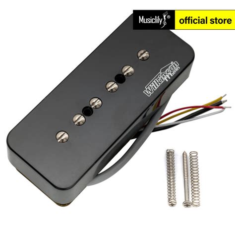 Wilkinson M Series Stacked Ceramic P90 Soapbar Humbucker Sized Single Coil Pickup Neck Pickup