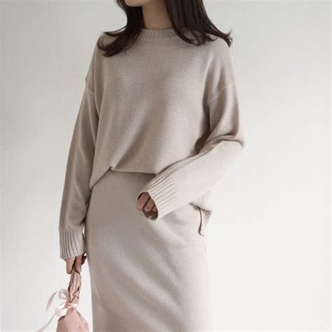 Фотография Fashion Sweater Dress Normcore