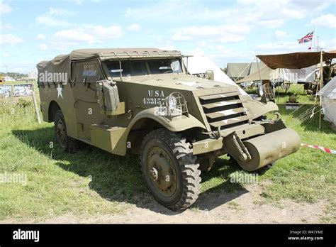 5th July 2019 Bradford Yorkshire War Weekend American Army Truck Stock