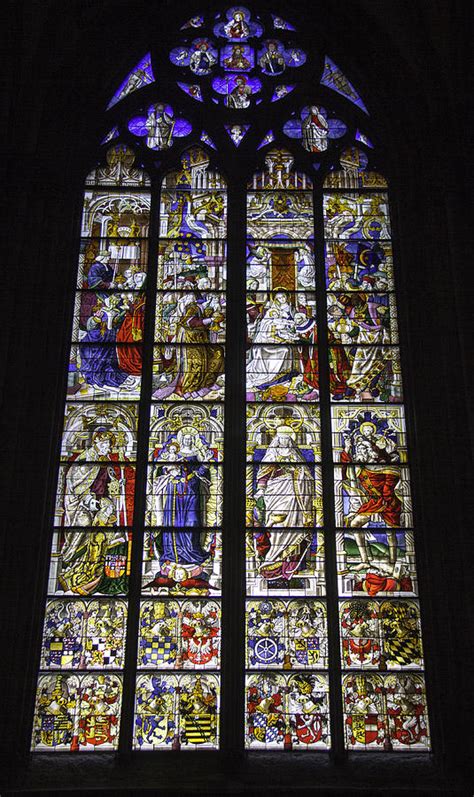 Cologne Cathedral Stained Glass Window Of The Three Holy Kings Photograph By Teresa Mucha Fine