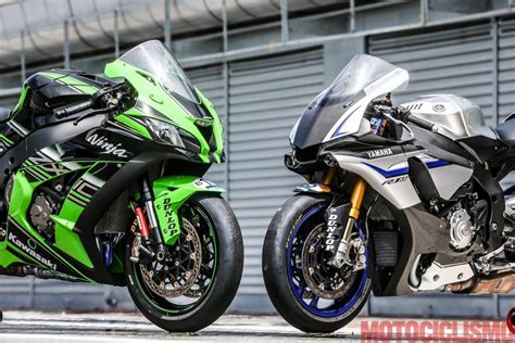 Kawasaki Ninja Zx R Vs Yamaha Yzf R M Comparativa A Monza Le