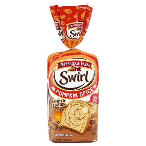 Save On Pepperidge Farm Swirl Bread Pumpkin Spice Thick Slice Limited