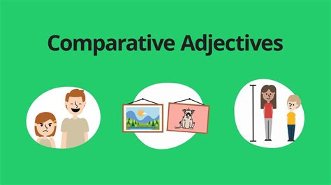 Comparative Adjectives English Grammar Lessons YouTube