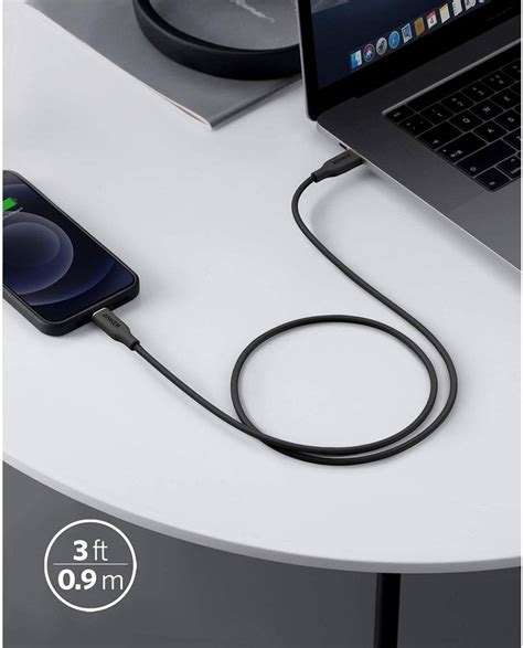 Anker Powerline Iii Flow Usb C Lightning Connector Ft Mfi Certified