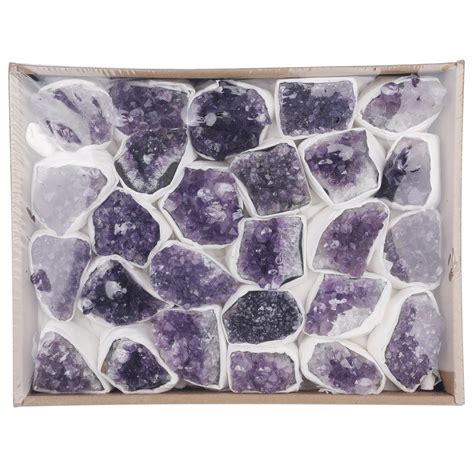 Wholesale Brown C Grade Amethyst Cluster Gift Box Mtb Wholesale