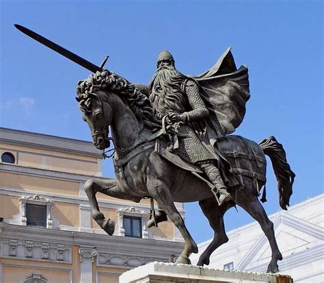 Rodrigo Díaz de Vivar El Cid Campeador Burgos España Escultura de