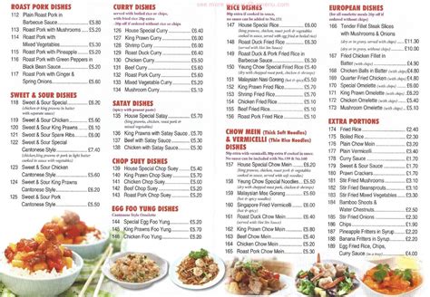 Online Menu of Mings Chinese Kitchen Restaurant, Wolverhampton, United
