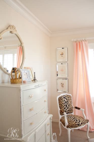 Pink And Gold Girls Bedroom Makeover Randi Garrett Design