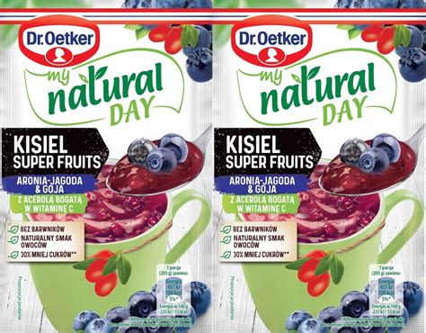 Dr Oetker Kisiel Aronia Jagoda Goja X G Oficjalne