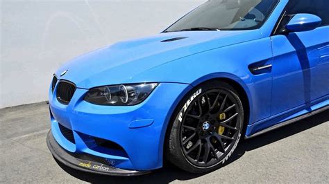 Modified Bmw E92 M3 Santorini Blue Youtube