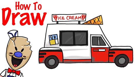 Ice Cream Truck Drawing Sensors Collector Subs Nose Lights - dogearstudios