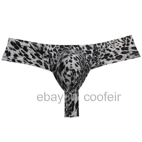 Men Brazilian Bikini Thong Pants Underwear Male Bulge Pouch Skimpy Boxer Tangas EBay