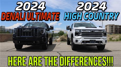 2024 Chevy Silverado 3500 High Country VS GMC Sierra HD Denali Ultimate