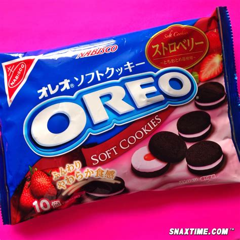 Japanese Oreo Soft Cookies And Chocolate Bar Mini Neon Strawberry Field