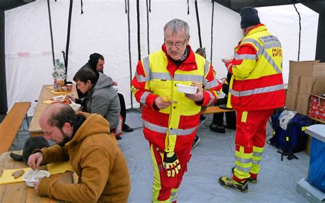 Viele Obdachlose Haben Das Angebot Des Arbeiter Samariter Bundes